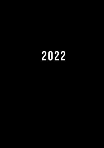 2022: Terminkalender mit Uhrzeiten 5 bis 23h Tag | 1 Tag auf 1 Seite mit Zeiteinteilung | A5 Tagesplaner mit Zeit | Kalenderbuch Planer Organizer ... Jahresplaner | Soft-Cover Schwarz