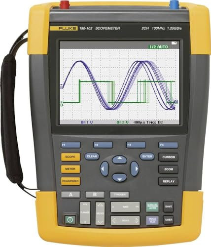 Fluke 190-504-III-S Hand-Oszilloskop 500MHz 4-Kanal 5 GSa/s 30 kpts 8 Bit 1 Set