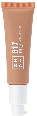3INA MAKEUP - The Tinted Moisturizer SPF30 617 - Sand BB Cream SPF 30 - Gesichtscreme mit Hyaluronsäure und SPF 30 - Aufbaubare Foundation - Vegan - Cruelty Free