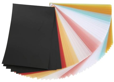 Schwefelsäure-Papier, 50 Stück, 5,91 X 3,94 Zoll, Durchscheinendes Papier, Pauspapier, Farbiges Kartenpapier Zum Kopieren, Zeichnen, Kalligrafie, Skizzieren