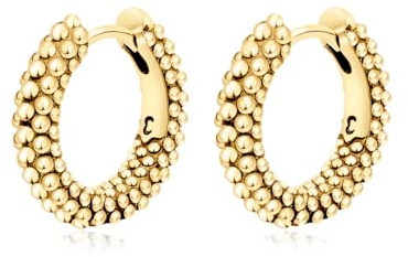 Silber Ohrringe für damen 925 mit Textur der kleinen Kugeln. Creolen aus Silber 925 für Damen oder 18K Gold, ideal als Geschenk zum Muttertag... Ohrringe mädchen. Schmuck damen