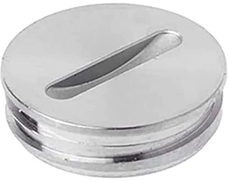 OLVINS Aluminium Akku Schraubverschluss Abdeckung Deckel Stecker Kompatibel für iMac G6 Wireless Bluetooth Tastatur Modell A1314 und Magic Trackpad A1339