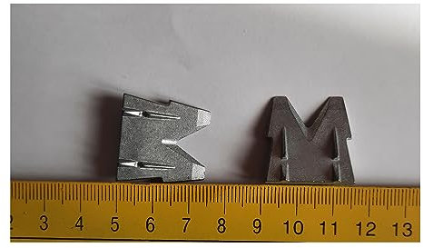 Coin en métal pour marteau et hache n° 4 25 mm pointe de rechange en acier