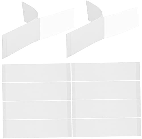 GALPADA Doppelseitiges Transparentes Kleidungs Klebeband 1,2 x 8,5cm Klebeaufkleber 60 Stück Hautfreundlich Unsichtbar Für V-Ausschnitt Trägerlose Kleider Und Träger