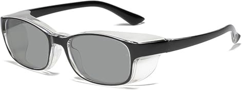 FGAQLUK Lunettes Anti-allergie Au Pollen, Lunettes De Soleil Polarisées, Anti-lumière Bleue, Anti-buée, Anti-UV, Lunettes De Protection Tridimensionnelles, Adaptées Aux Adultes Aux Yeux Sensibles(Colo