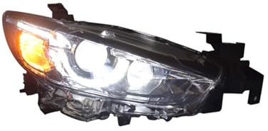 KUYHYNDEW Auto Frontleuchten für Mazda 6 2014-2016, Set Hauptscheinwerfer Scheinwerfer, Frontlicht Frontleuchtenmontage Autoscheinwerfer,Left