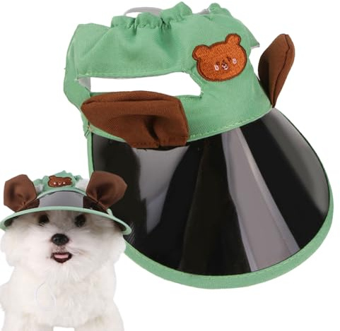 Cappello Parasole Per Animali Protezione Solare Regolabile Cappello Visiera