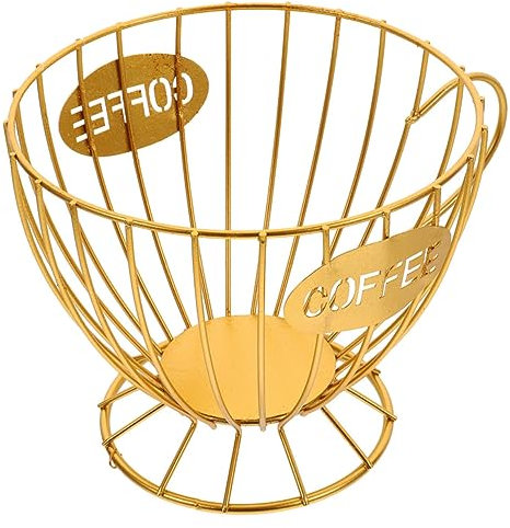 WEKADRIN Porta Cialde Caffè in Ferro Espositore Per Capsule Caffè Accessorio Per Casa Organizer
