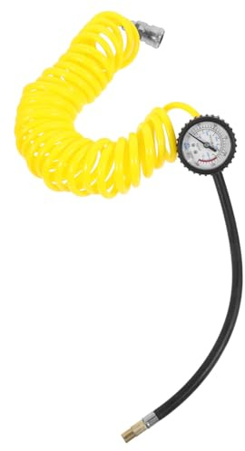 Toddmomy Manguera Espiral para Compresor de Aire Flexible y Resistente Tubo de Extensión PU de Alta Presión de Metros con Conector Metálico Compatible con Herramientas Neumáticas y Equipos