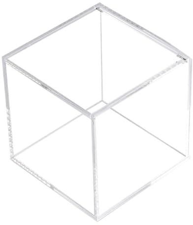 Acrílico Caja de Almacenamiento con Tapa Cuadrada para Cápsulas | Caja Metacrilato Transparente, Caja de Acrílico con Tapa, Soporte para Cápsulas de Café