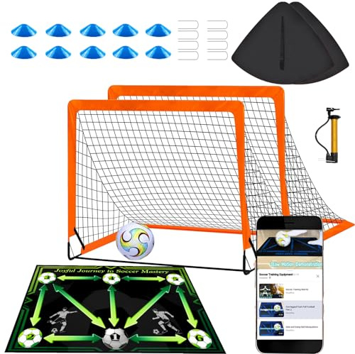 Tragbares Fußballtor, Fußball Trainingsausrüstung, Fußball Trainingszubehör | Fußballtore und Fußball Trainingsausrüstung, einschließlich tragbarer Fußballtore, Fußball Trainingsmatten und Trainingskegel