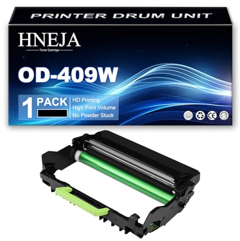 HNEJA Unidad Imagen OD-409W para Toshiba E-Studio 409S 409P 409AS Impresoras, Reemplazo Unidad Tambor 6B000001180 | Alto Rendimiento | 40000 Páginas,Black-1 Pack
