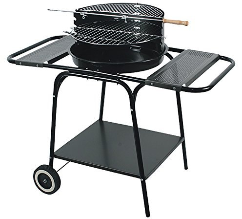 4U-Onlinehandel 4U de Comercio en línea Barbacoa ø46,5 X 84 CM Barbacoa redonda (Carbón vegetal Barbacoa Barbacoa Parrilla de Carbón Barbacoa de jardín