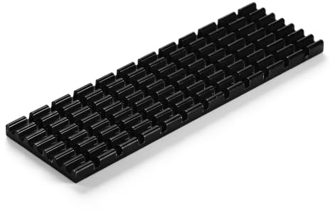 70x22x3mm SSD-Kühlkörper für M.2 PCIe SSD 2280 Aluminium Kühlrippe effektive Wärmeabfuhr Schutz vor Überhitzung für PC Laptop Computer Schwarz