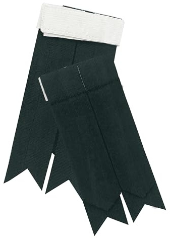 Schottische Traditionelle Kiltschlauch-Flaschen, für Herren Kilt-Accessoire, Palin Dunkelgrünes Tartan, Einheitsgröße