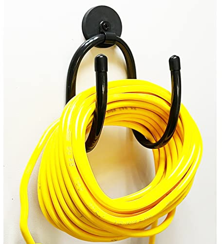 Magnetic Storage Hook - Extension Cord Storage, Adjustable Cable Hanger Extension Cord Holder Organizer Cord Hanging for House, Basement, RV, Boat,Garage - Cables, Hoses, Ropes- Type W