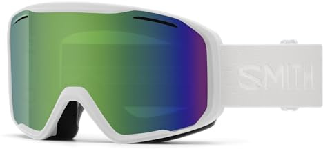 SMITH Unisex Adult Blazer Snow Sport Goggle - White Frame | Green Sol-X Mirror Lens