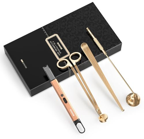 RONXS Kerzenlöscher,Dochtschere Kerzenlöscher und Docht-Dipper