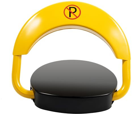 Parkeringsspärr, elektrisk, parkeringsspärr automatiskt med 2 x fjärrkontroll 2 x lås fällbara parkeringsskåp IP67 vattentät, barriär larm parkeringshängare