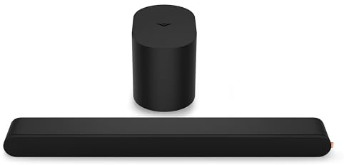 VIZIO 2.1 Soundbar, Wireless Subwoofer w/Dolby Atmos & DTS:X, Bluetooth Speaker, QuickFit™ Compatible – SV210M-08 (New, 2024 Model)