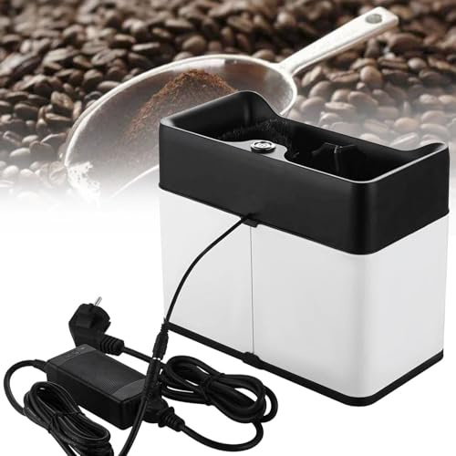 SACLMD Machine de Nettoyage Automatique du Marc de café,Nettoyeur de Porte-Filtre à café électrique,Nettoyeur de Porte-Filtre électrique Commercial,220V