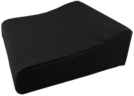 PrimoLiving Orthopädisches Memory-Schaum Sitzkissen – Feste Sitzerhöhung mit Ersatzbezug - Ergonomische 40x40x8/13 cm Aufstehhilfe