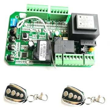 Placa lógica de repuesto para operador de puerta, Placa electrónica for puerta corrediza/batiente, abridor automático de puerta corrediza, placa de circuito impreso, control de motor de CA para motor