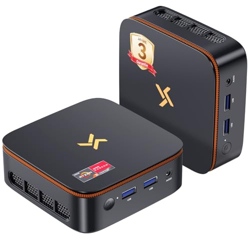 Huidun H50 AMD Ryzen 3300U Mini PC (25% mehr Leistung als N95), 256GB SSD Win 11 Pro Micro PC, Dual WiFi, DP+HDMI 4K@60Hz, USB3.2 Für Business/Heimkino/Schule[3 Jahre Garantie]