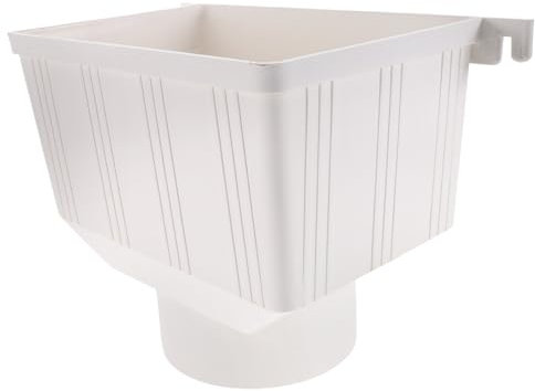 SEWOART Raccord De Gouttière Pvc Pour Évacuation Eau De Pluie Inverseur De Descente Collecteur Eau De Pluie Avec Système Anti-fuite Compatible
