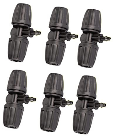 INOOMP Raccordo Per Flessibile 8/11 a 4/7 Adattatore Pvc Per Irrigazione a Goccia 50 Pezzi Facile Installazione e Connettore Per