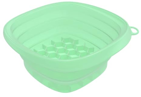 Generico Bol En Silicone - Bol En Silicone De Chauffage À La Cire | Sceaux | Évier De Voyage Pliable | Conteneur Siilicone Réutilisable Avec Moule De Glace Intégré