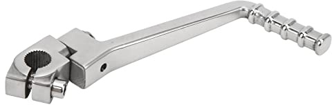 HELEVIA Leva di Inizio del Calcio di Discesa, Leva di Avviamento Pieghevole in Lega in Acciaio Pesante con Design Non Colpito, Foro Dell'albero di Montaggio 15 Mm, Lunghezza di 210 Mm,