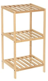 Estantería de pie de madera de abeto con 3 baldas de 35x30x70 cm