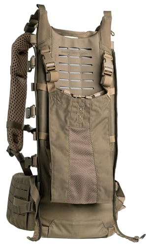 Eberlestock Modframe Hunting Pack Frame – Ultra-Durable, Lightweight Modular Backpack System – Adjustable Fit, Load Shelf, and Compression Straps – Compatible with EMOD Accessories – Military Green