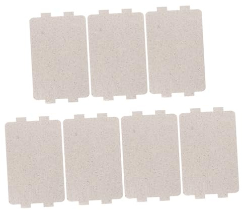 Uonlytech 7 Piezas Lámina de Mica para Horno Microondas Placa de Mica de Alta Temperatura de Repuesto de Aislamiento Térmico para Cocina