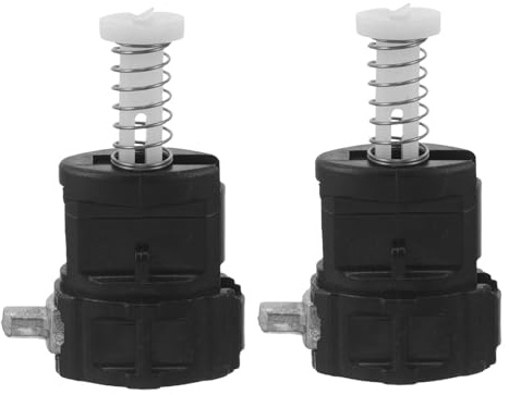 MOBUTOFU Set 2 Pezzi Maniglia di Trazione Telescopica in PVC Rinforzato per Valigia Accessori di Ricambio con Clip di Bloccaggio Sostituzione per Bagagli Regolabile ad Altezza per