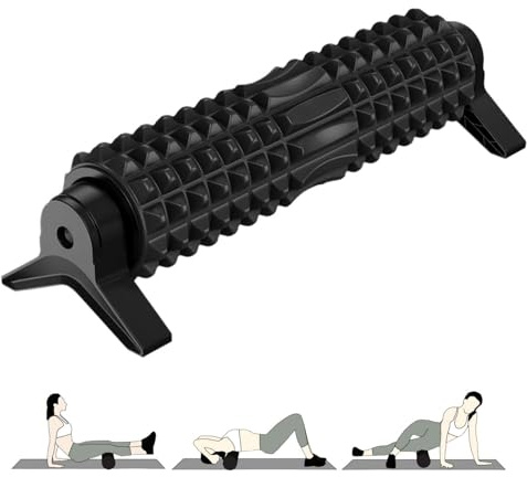 Rodillo para Masajes Musculares, Foam Roller Masajeador Deportivo Cilindro de Espuma Dura para Fitness Terapia con Foam Roller Rodillo de Masaje para Aliviar Puntos de Tensión 53 x 18 cm