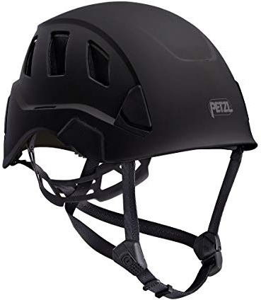 Petzl Strato Vent Rope Access Rescue Black Helmet ANSI Z89.1 OSHA