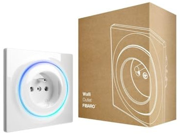 FIBARO Walli Outlet Type E / Prise Murale Intelligente Type E , Z-Wave +