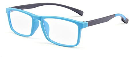 Jungen Mädchen Kinder Blaulichtfilter Computer Brille Anti Rutsch Anti UV TR90 Brillengestell Gamer Brille