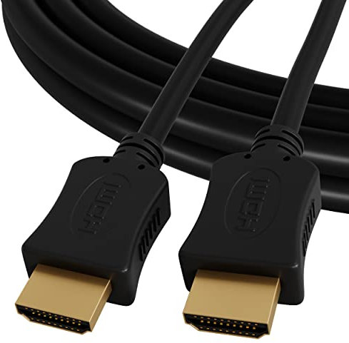 ConnectingU 5m Black 4K/3D HDMI Cable Male to Male with Ethernet, Compatible with PS5, Xbox Series S, Sky, Virgin Media, Blu-ray DVD Player