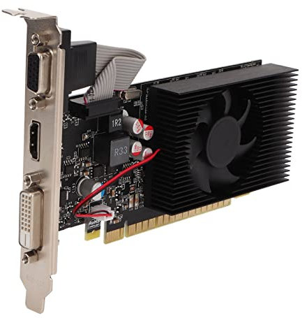 Elprico GT730 4GB DDR3 Gaming Graphics Card, PCIe 2.0 x8, DVI, VGA, HDMI, GeForce GT 730