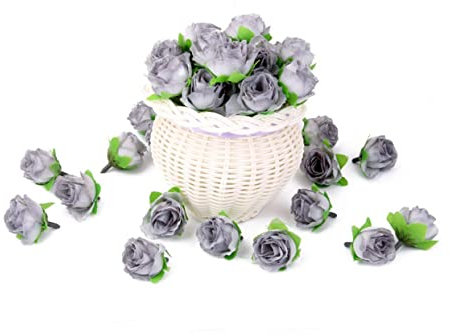 VICASKY 50stücke Kunstblumen Rosenköpfe Künstliche Rosenblüten Für Blumenstrauß Hochzeitsdekor Bastelprojekte