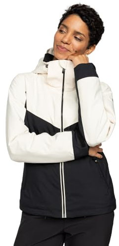 Roxy Women's Free Jet Block JK Jacket, Buttercream, L