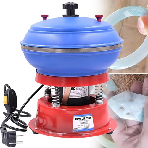 Polisseuse Vibrante Pour Bijoux,Gobelet De Polissage De Bijoux, Mini Machine à Gobelet Rotatif, Finisseur Rotatif De Bijoux, Polissage Bijoux Meulage