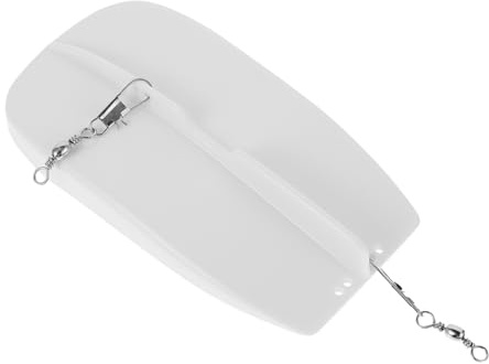 KOMBIUDA Planche De Plongée Blanche pour Mer Accessoire Léger De Traîne pour Profondeur Moyenne Outil Portable Facile à Transporter
