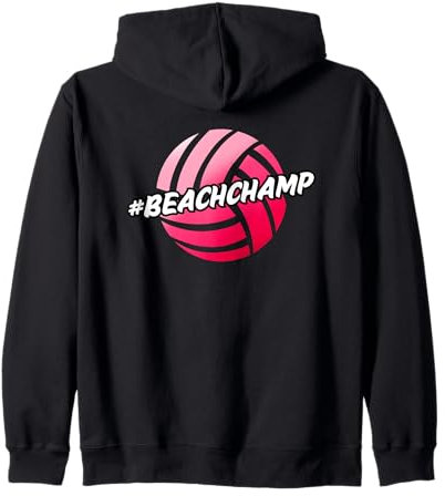 Beachchamp Beachvolleyball Volleyball Outfit Fan Kapuzenjacke