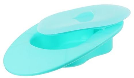 HOUDERCO Covered Toilet Portable Bed Pan for Elderly Patients Lightweight Design Lid Suitable for Bedridden Use at Home Hospital