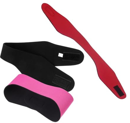 NOLITOY 3 pezzi Fascia da Nuoto per Protezione Orecchie e Capelli Morbida Comfort per Adulti Uso per Nuoto Immersioni e Yoga Colori Mix