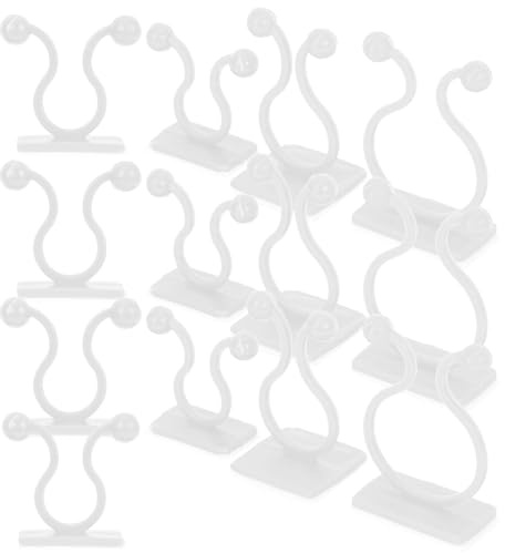 SEWACC Clips Muraux Adhésifs pour Plantes Grimpantes, Fixation Murale Jardin, Lot 90 Pièces, Support Solide pour Clips Vigne, pour Accroche Plantes Grimpantes Et Câbles